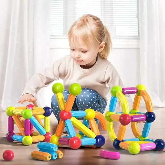 Bloque de construcción magnético Montessori