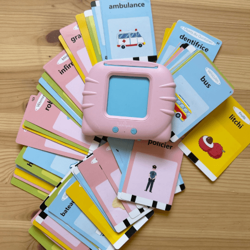 Tarjeta parlante Montessori: desarrolla el idioma francés