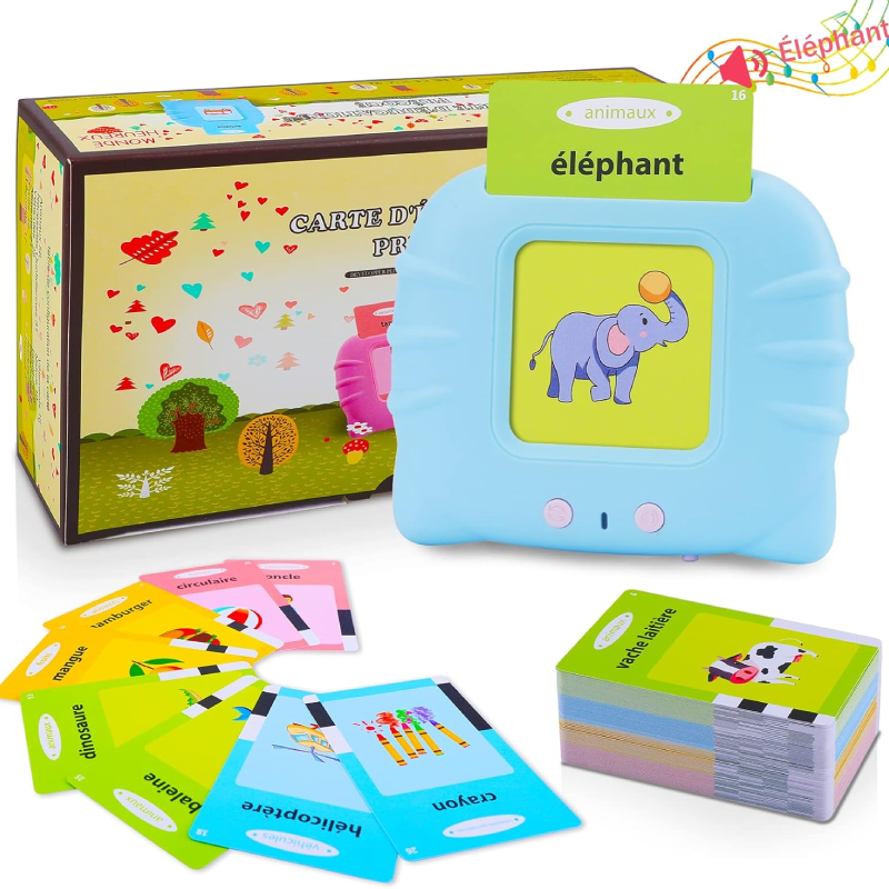 Tarjeta parlante Montessori: desarrolla el idioma francés