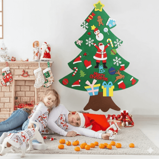 Sapin De Noël Mural Montessori Pour Enfant