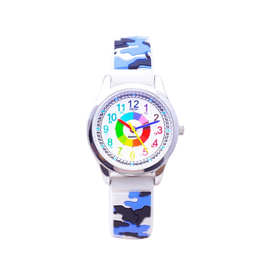 Reloj infantil para aprender la hora en color