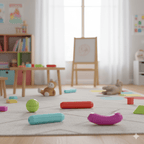 Piece de baton bloc de construiction magnétique