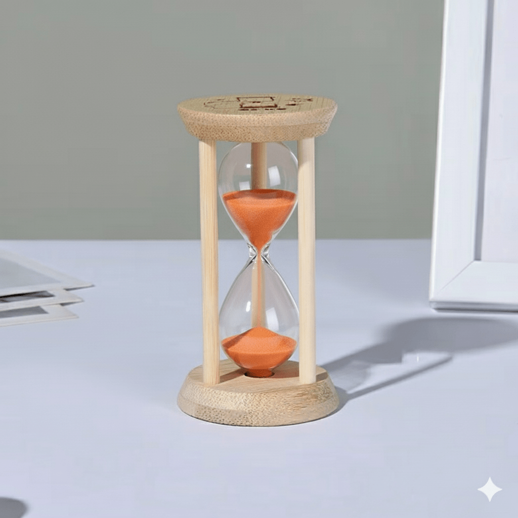 Sablier en bois lumineux Montessori