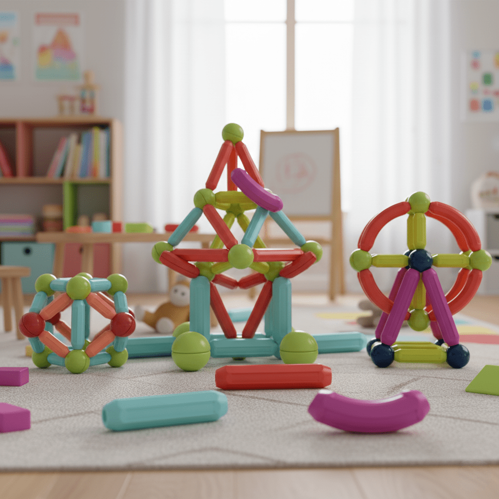 Bloque de construcción magnético Montessori