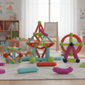 Bloque de construcción magnético Montessori