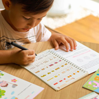 4 libros de escritura mágica Montessori