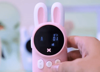 Talkie Walkie pour enfant en forme de lapin