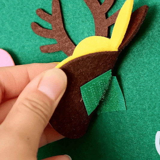 Sapin De Noël Mural Montessori Pour Enfant
