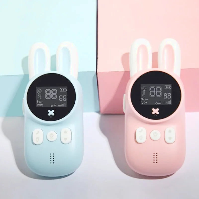 Talkie Walkie pour enfant en forme de lapin