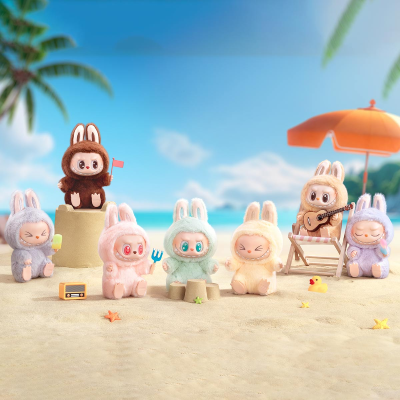 Llavero de peluche Labubu - Edición "Siéntate" Caja misteriosa