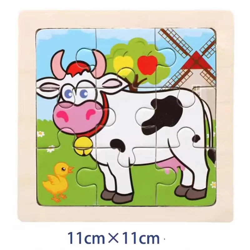 Petit Puzzle en Bois Montessori